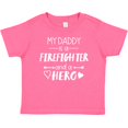 thumbnail image 3 of Inktastic My Daddy is a Firefighter and a Hero Boys or Girls Baby T-Shirt, 3 of 5