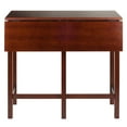 thumbnail image 6 of Winsome Wood Lynnwood Drop-Leaf High Island Table, Walnut Finish, 6 of 12