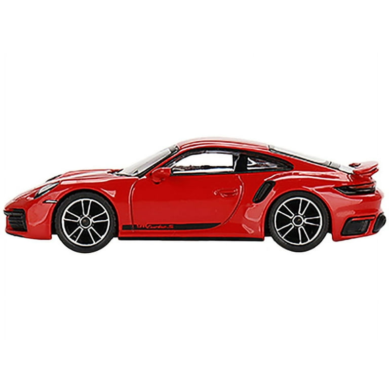 True Scale Miniatures Porsche 911 Turbo S Guards Red, Diecast