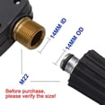 thumbnail image 5 of Pressure Washer Spray Gun with 5 Nozzles, 4000 PSI 1/4" Quick Connect Foam Gun, M22 Male Thread Spray Gun for Car Washing, 5 of 5