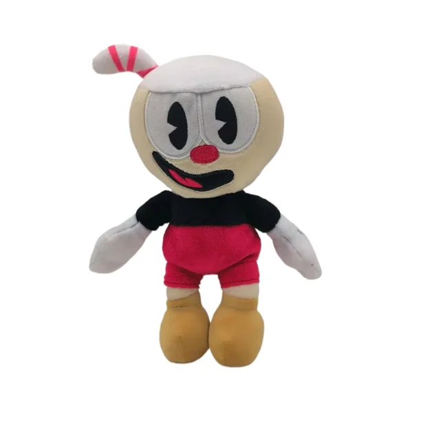 Peluche de Cuphead, el legendario cáliz del diablo, Mugman, de 25 cm, ideal como regalo para niños.