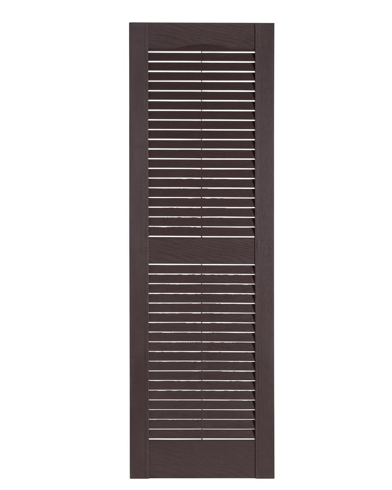 Decorative Louvered Shutters Pair Unfinished Pine Rectangle Paintable 15 X 63 in for sale online 