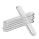 thumbnail image 1 of Uxcell 12 piezas de topes de puerta protectores de pared silenciosos 5.5" x 0.7" autoadhesivos reutilizables de tira de goma transparente, 1 of 5