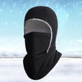 thumbnail image 1 of Colaxi Cagoule Capuche Couvre-Chef Chaud Chapeau d'Hiver pour Sports Extérieurs Équitation Randonnée Cyclisme Noir, 1 of 8