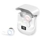 thumbnail image 1 of Auriculares inalámbricos con luz de respiración en la oreja con estuche de carga Auriculares Pantalla digital Emparejamiento automático Auriculares para juegos Blanco 2 piezas Inevent EL005101-02B, 1 of 7