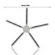 thumbnail image 5 of Moyic Almohadilla aislante de calor plegable antideslizante Mantel Individual de cocina de comedor Olla Cojín Salvamanteles Posavasos Encimera Mostrada Moyic HA010557-00, 5 of 6