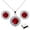 Red, variant on Cate & Chloe Sophia 18k White Gold Plated Jewelry Set with Simulated Diamond Crystals for Women