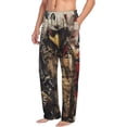 thumbnail image 6 of Hirioo Bald Eagle Soldier for Men's PJ Pajama Pants Sleep Pants Men's Home Trousers with Pockets,S-3XL-Small, 6 of 6