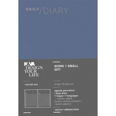 work 1 small baladek blue 2017 daily diary walmart com