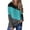Light Blue, variant on Women's Crew Neck Pullover Long Sleeve Color Block Tops Relaxed-Fit Casual Stylish Tunic Blouse Spring Fall Outfits (M, Gray)