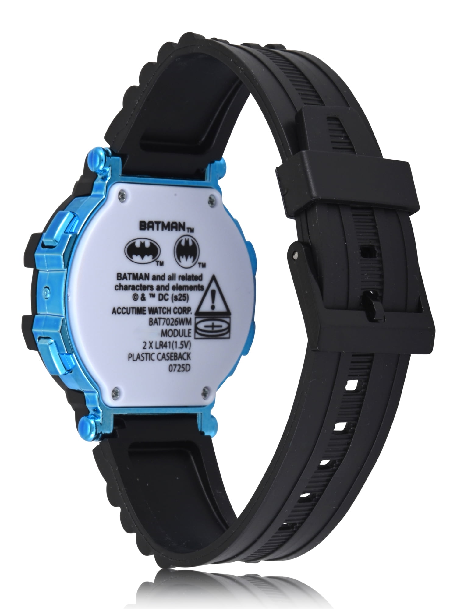DC Comics Batman Unisex Childrens Black Strap LCD Watch