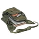 thumbnail image 3 of Bolso bandolera de hombro de lona vintage para hombre KAUKKO FH03-3-VERDE, 3 of 5