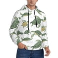 thumbnail image 2 of Sikiie Cute Turtle Men's Hoodie, Essentials Hoodie, Sweatshirt, Pullover Hooded Sweatshirt for Men-XX-Large, 2 of 7