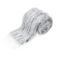 thumbnail image 1 of Unique Bargains 59" x 4" Plush Faux Fur Fabric Precut Strips Fluffy Faux Fur Ribbon, Grey, 1 of 6