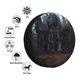 thumbnail image 4 of Balery Gloomy Mansion Forest Scene Cubiertas para Neumáticos - Protector Resistente para Neumáticos de Camioneta, SUV, Remolque, Camper y RV-17 inch, 4 of 6