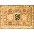 thumbnail image 1 of Ahgly Company Indoor Rectangle Geometric Brown Traditional Area Rugs, 8' x 10', 1 of 4