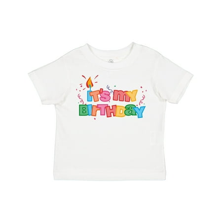 

Inktastic It s My Birthday Letters Gift Toddler Boy or Toddler Girl T-Shirt