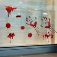 thumbnail image 3 of Halloween Clings Prop Bloody Window Window Handprints Party Stick Toilet Decor Home Decor, 3 of 6