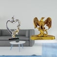 thumbnail image 2 of Figura de pareja besándose, estatua moderna, escultura de resina, abstracta, realista, mano de obra fina, adecuada para bodas, aniversarios, hogar, of, 2 of 7
