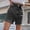 Dark Gray, variant on LINGLANG Women's Loose Fit Denim Shorts High Waist Relaxed Straight Leg Jean Shorts Fit Summer Denim Bottoms 5-Pocket Classic Streetwear