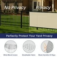 x 25' Privacy Fence Screen Heavy Duty Windscreen Fencing Cover