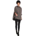 thumbnail image 5 of LELINTA Womens Autumn Winter Long Sleeve Cowl Neck Casual Loose Tunic Tops Asymmetry Hem Plus Size Casual Shirts, 5 of 6