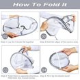 thumbnail image 3 of 3-Tier Folded Mesh Clothes Hanging Dryer Sweater Drying Rack 30.3" L * 24.5" W*30.7" H, 3 of 6