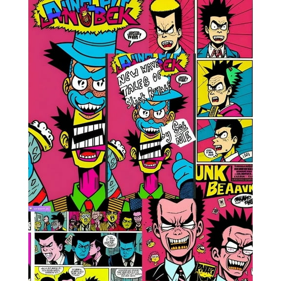 The New Wave Tales of Slick Royale Comic Zine, (Paperback)