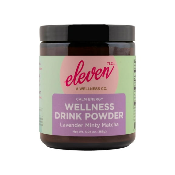 Eleven TLC Lavender Mint Matcha Latte Mix - Japanese Green Tea Powder, Superfood Blend, 168 G | 21 Servings