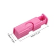 thumbnail image 2 of Uxcell Clips para bolsas de pan, fácil de apretar y bloquear, colección de clips para bolsas de comida para almacenamiento, rojo rosa 5 piezas, 2 of 5