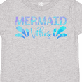 thumbnail image 4 of Inktastic Mermaid Vibes Text in Blues Boys or Girls Toddler T-Shirt, 4 of 5