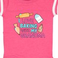 thumbnail image 4 of Inktastic I Love Baking with My Grandma Girls Baby Bodysuit, 4 of 5