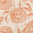 thumbnail image 2 of Simply Daisy 14 in x 20 in Vintage Orange Floral Polyester Decorative Lumbar Pillow, 2 of 3