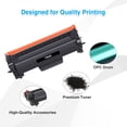 thumbnail image 6 of TN-830 𝗧𝗡𝟴𝟯𝟬 Toner Cartridge Compatible for Brother TN830 TN-830 TN830XL to use with HL-L2460DW DCP-L2640DW HL-L2405W HL-L2400D HL-L2480DW MFC-L2820DW MFC-L2820DWXL Printer (Black, 1-Pack), 6 of 6