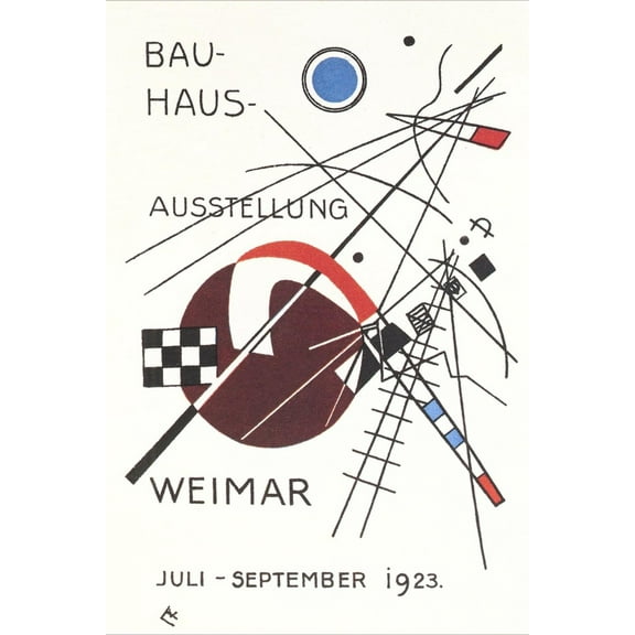 Art.com Poster for Bauhaus Exhibition Art Print, 12" x 18"