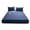 Dark Blue, variant on LAJFDIA Bed Cover, Light Twin Size 59x79in,Polyester Easy Care Washable,Solid Color