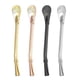 thumbnail image 1 of Four 304 stainless steel straw spoons, built-in dual-use milk tea tea spoons, tea hourglass, juice strainer spoons, 1 of 5
