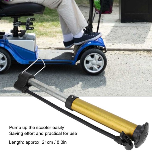 Cergrey Portable Mobility Scooter Pump Air Inflation Tool Electric Scooter Inflator Accessory,Portable Inflator,Mobility Scooter Inflator