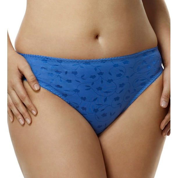 Women's Elila 3405 Jacquard Panty (Cobalt Blue 8X) 