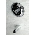 thumbnail image 2 of Kingston Brass KB2631EXTO Tub Only, Polished Chrome, 2 of 5