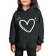 thumbnail image 1 of Sudaderas con capucha para niños y niñas, sudaderas casuales de manga larga, lindas sudaderas de gran tamaño con bolsillo de polar, chaquetas para niñas, 1 of 4