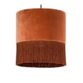thumbnail image 3 of TOV Furniture Atolla 17"H Transitional Cotton Tassel Pendant in Brick Red, 3 of 6