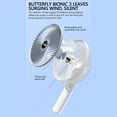 thumbnail image 3 of Aparatos electrónicos, Hogar inteligente, Ventilador pequeño portátil con clip, Ventilador de escritorio con carga USB, Escritorio para estudiantes, Dormitorio, Cama, Mini ventilador para acampar al a, 3 of 9