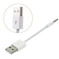thumbnail image 4 of 3.5mm Jack AUX to USB 2.0 Data Sync Charger Cable for iPod 2nd 3rd 4th 5th 6th 7th USB Audio Cable adapter MP3 Player cord 15cm, 4 of 6
