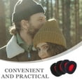 thumbnail image 4 of LOLIPPYY 2 Pairs Ear Mittens for Women Polar Fleece Winter Use Simple Appearance Warmth Protection Multi, 4 of 7