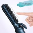 thumbnail image 3 of Hair Straightener & Curling Iron, Hot Tools Curling Iron,Adjustable Temp Hair Straightener & Curler 2 In 1, Travel Size Hot Hair Tools-Matte Green, 3 of 6