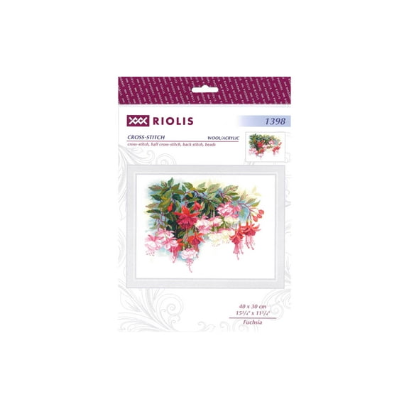 Riolis Cross Stitch Kit Fuchsia