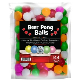 Beer Pong Plastic Balls Bulk 48 Pack Of Washable Ping Pong Balls