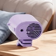 thumbnail image 6 of 2026 Car Clip on Air Conditioner Fan with Led Display, Portable Mini Cooling System for Auto Vehicle, Usb Rechargeable Battery Powered Gadget, 360° Rotation Adjustable 4 Speed Clip Fan (Purple), 6 of 6
