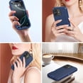 thumbnail image 4 of iPhone 16 Case Cover 3 Layer Rugged / Heavy Duty / Shockproof 6.1" Navy, 4 of 4